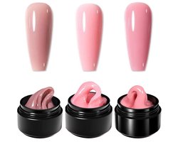 HEMA Born Pretty - Builder gel - 3x15 ml - -vrij - Buildergel - Builder gel nagels - Builder gel set - Builder gel gel nagels - Gelnagels - Gel nagels - Gel voor nagels - Hard gel - Polygel