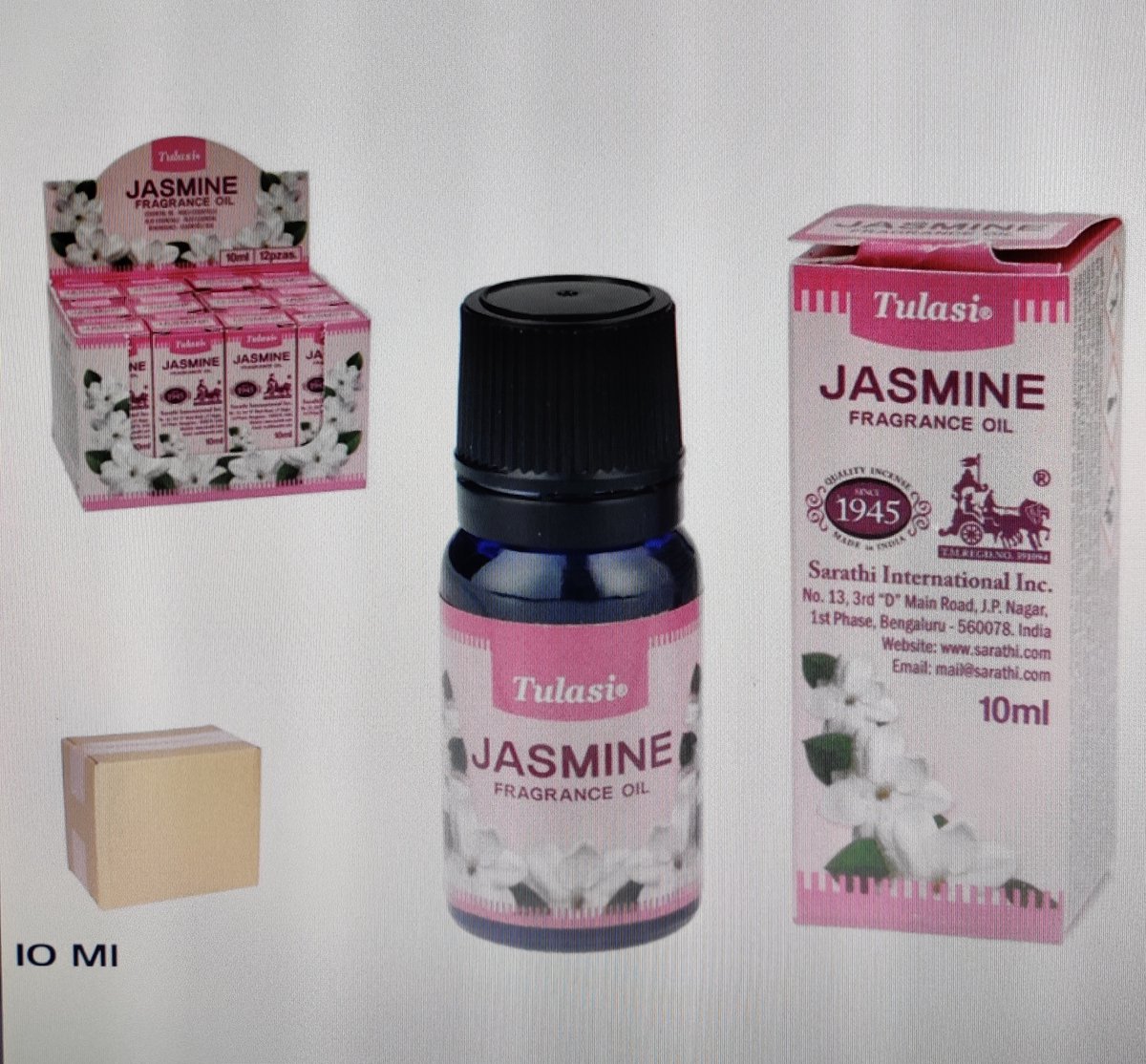 Geurolie Jasmine - Luchtverfrissers - Fragrances oil 10 ml 3 stuks