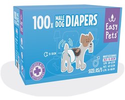 EasyPets Hondenluiers Reu XS/S 100 stuks