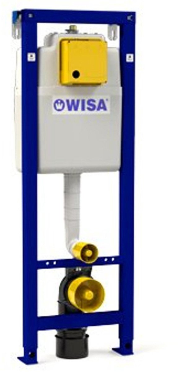 Wisa Excellent XS H114 - wc element - inbouwreservoir - frontbediening dualflush - 114x38cm - 8050452980