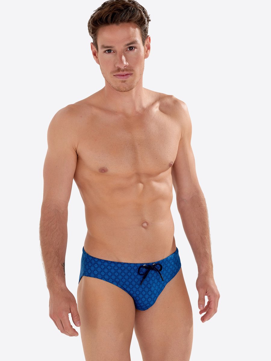 HOM heren zwemslip hendaye blauw — afbeelding 5