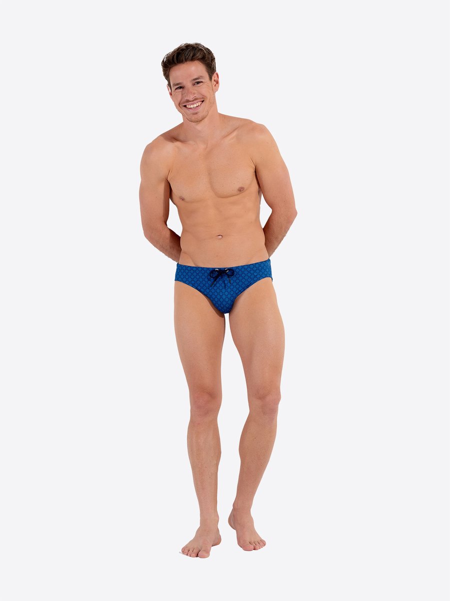 HOM heren zwemslip hendaye blauw — afbeelding 7