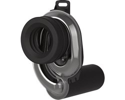 Duravit Urinoirsifon Horizontaal - 50 Mm 0051130000 - grijs/zwart (zwart)