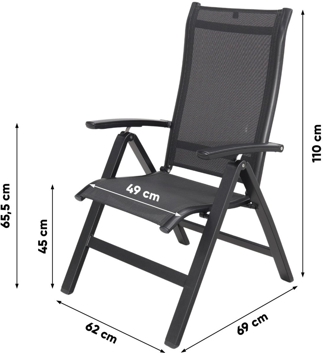 Kettler Altura Curve chaise de jardin réglable