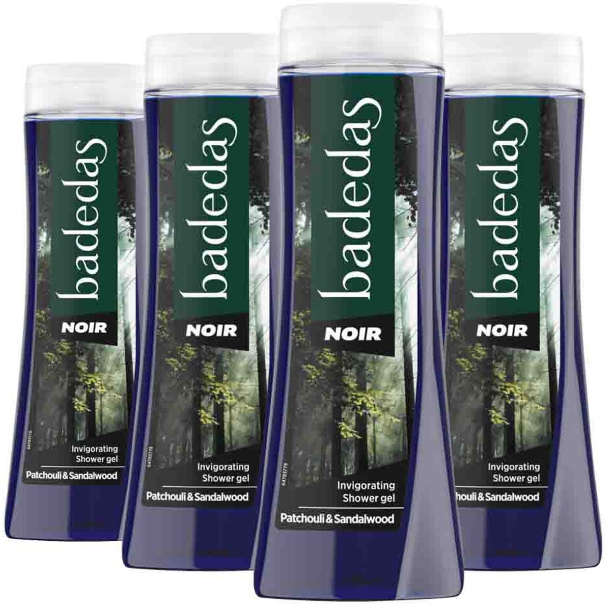 Badedas Douche Noir - 4 x 600 ml - Voordeelverpakking