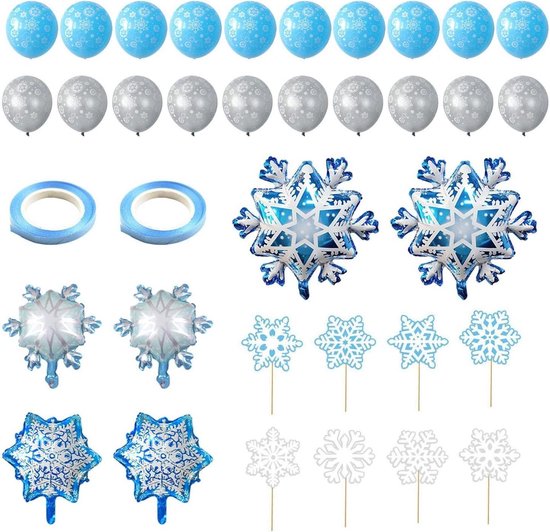 Een blauwe sneeuwvlok geïsoleerd op een witte achtergrond. Cartoon koud kristal. | Premium Vector