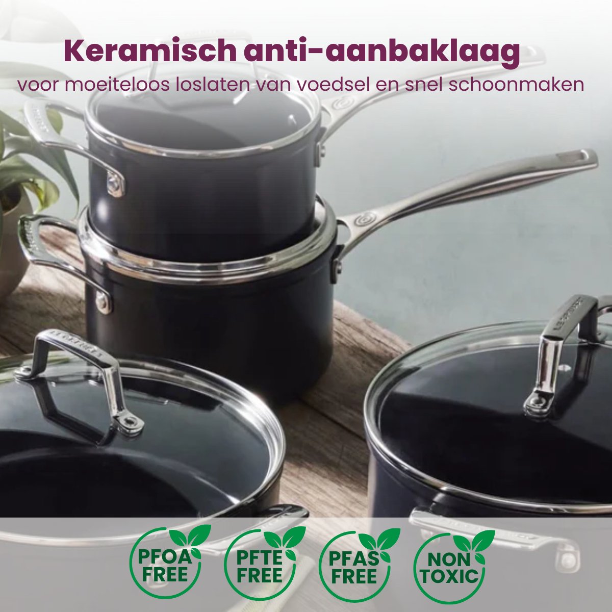 Le Le Creuset Essential Non-Stick Hapjespan - afbeelding 3
