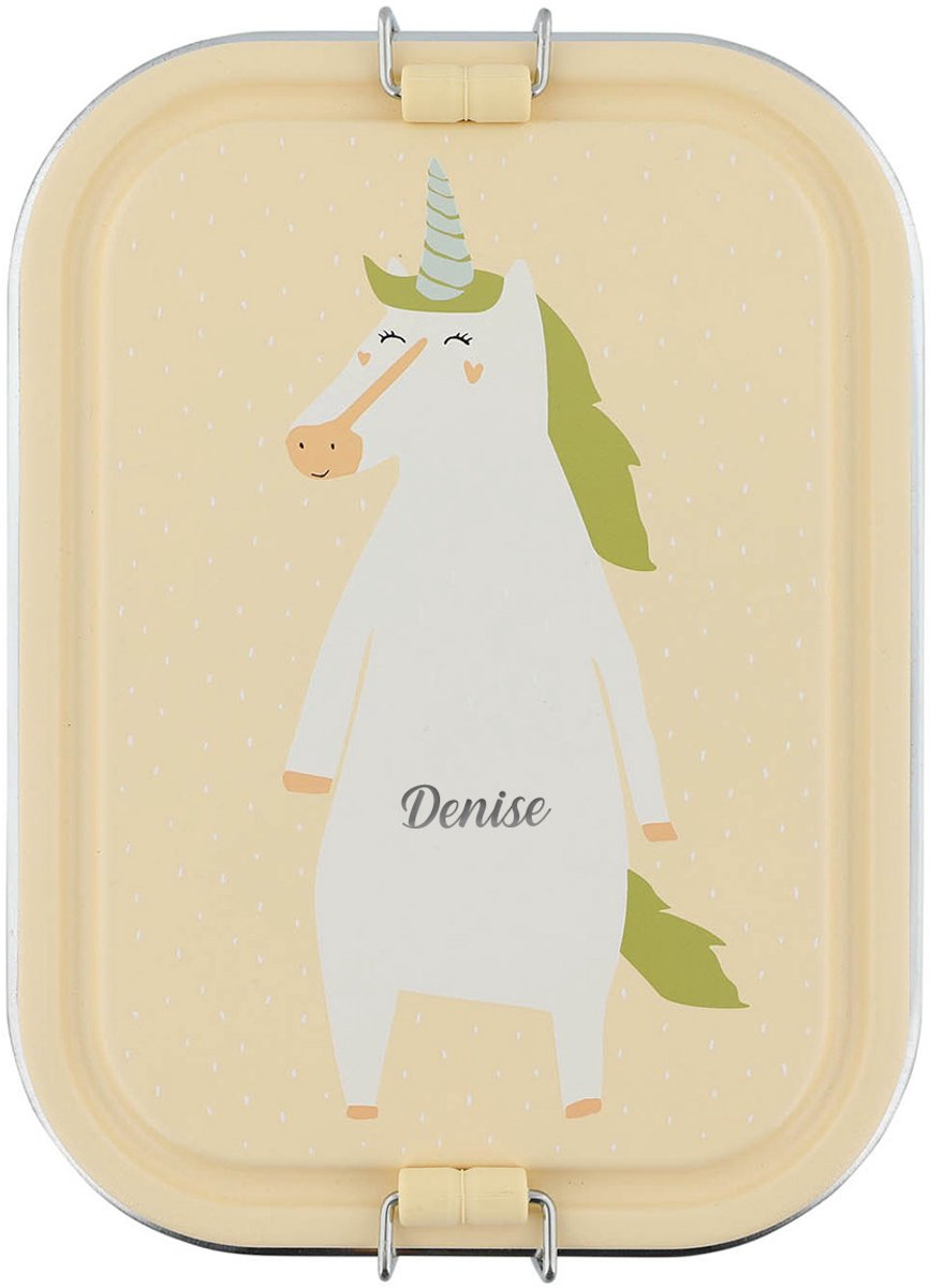 Studio Balune Gepersonaliseerde Trixie Lunchbox -Mrs. Unicorn