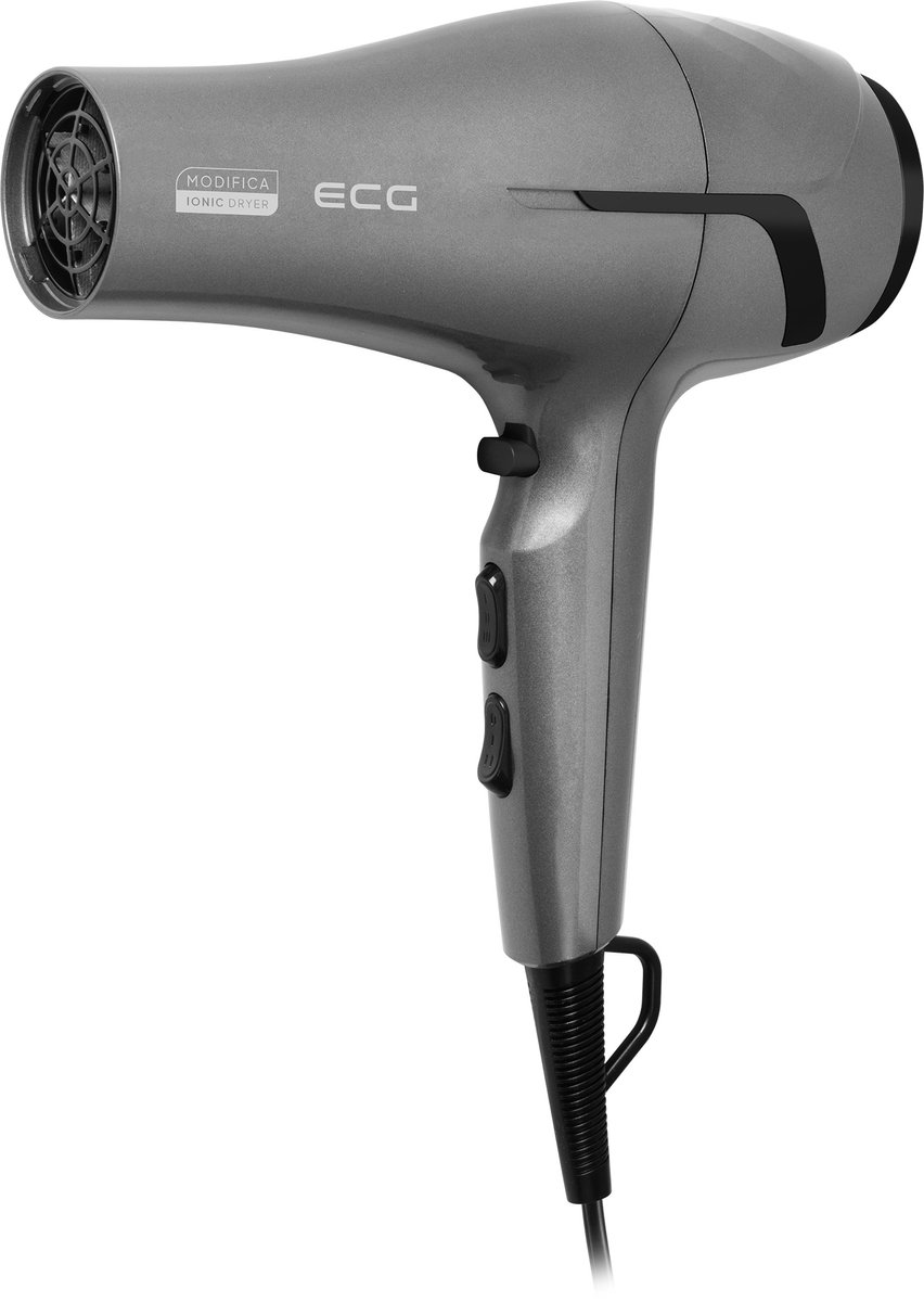ECG Modifica Grigio Grande haardroger 2000 W Grijs