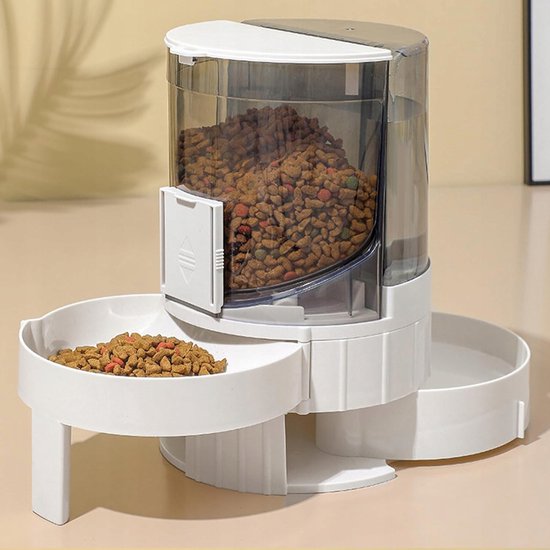 2 in 1 voerbak voor huisdieren - Automatische voerdispenser - 2 - €28,20