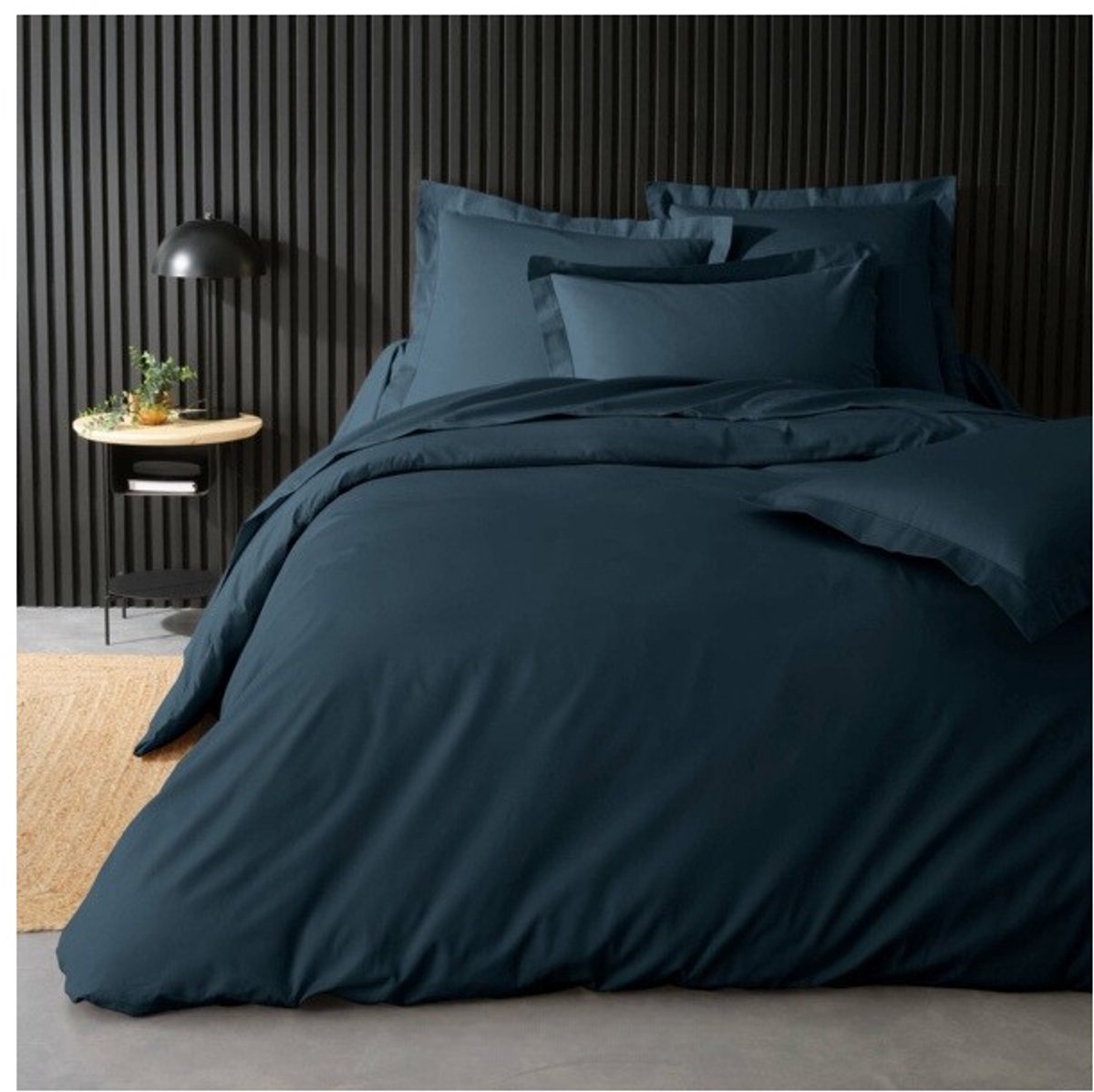 Effen Percale Dekbedovertrek - Luxe en Comfort Beddengoedset