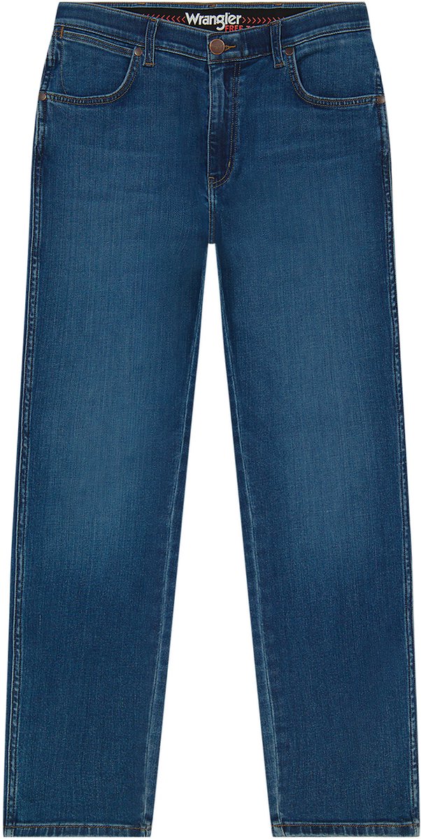 WRANGLER GREENSBORO DANDELION SUMMER REGULAR STRAIGHT JEANS-HEREN