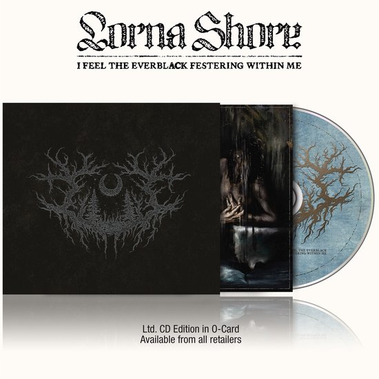 CD hoes en CD: donker artwork met takken en bomen. De CD toont een boom met een blauwe achtergrond.