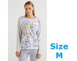 Smurfin Smurfen T-shirt - Dames - Benetton - Maat M