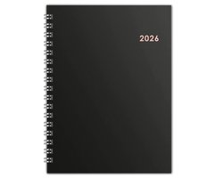 Huurdies - Agenda 2026 - A5 – Roséfolie – Hardcover - Weekoverzicht