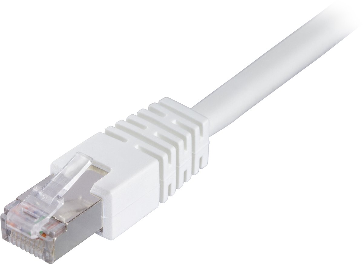 Deltaco STP-620V - Cat6 Netwerkkabel - 20m - F/UTP - RJ-45 naar RJ-45 - Wit