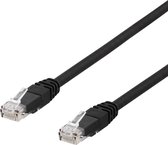 Câble réseau Deltaco TP-63SAU Zwart 3 m Cat6a U/UTP (UTP)