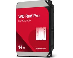 Western Digital Red Pro – Interne Harde Schijf – NAS HDD – 512MB Cache – 14 TB