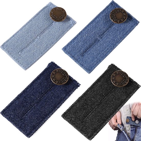 Kit Extendeur De Ceinture 8 Pièces - Boutons Ajustables Pour Jeans, Pantalons, Grossesse