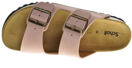 Sandales pour femmes Scholl Josephine en daim rose - Pointure 42