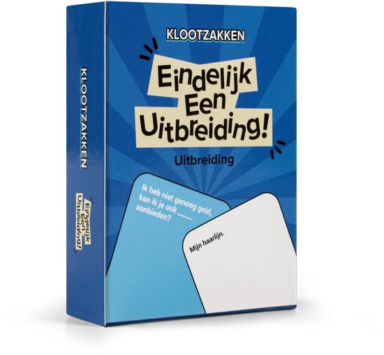 Klootzakken - Nederlands Kaartspel - Kaartspel met 2 uitbreidingen - Ik word gecanceld + eindelijk een uitbreiding