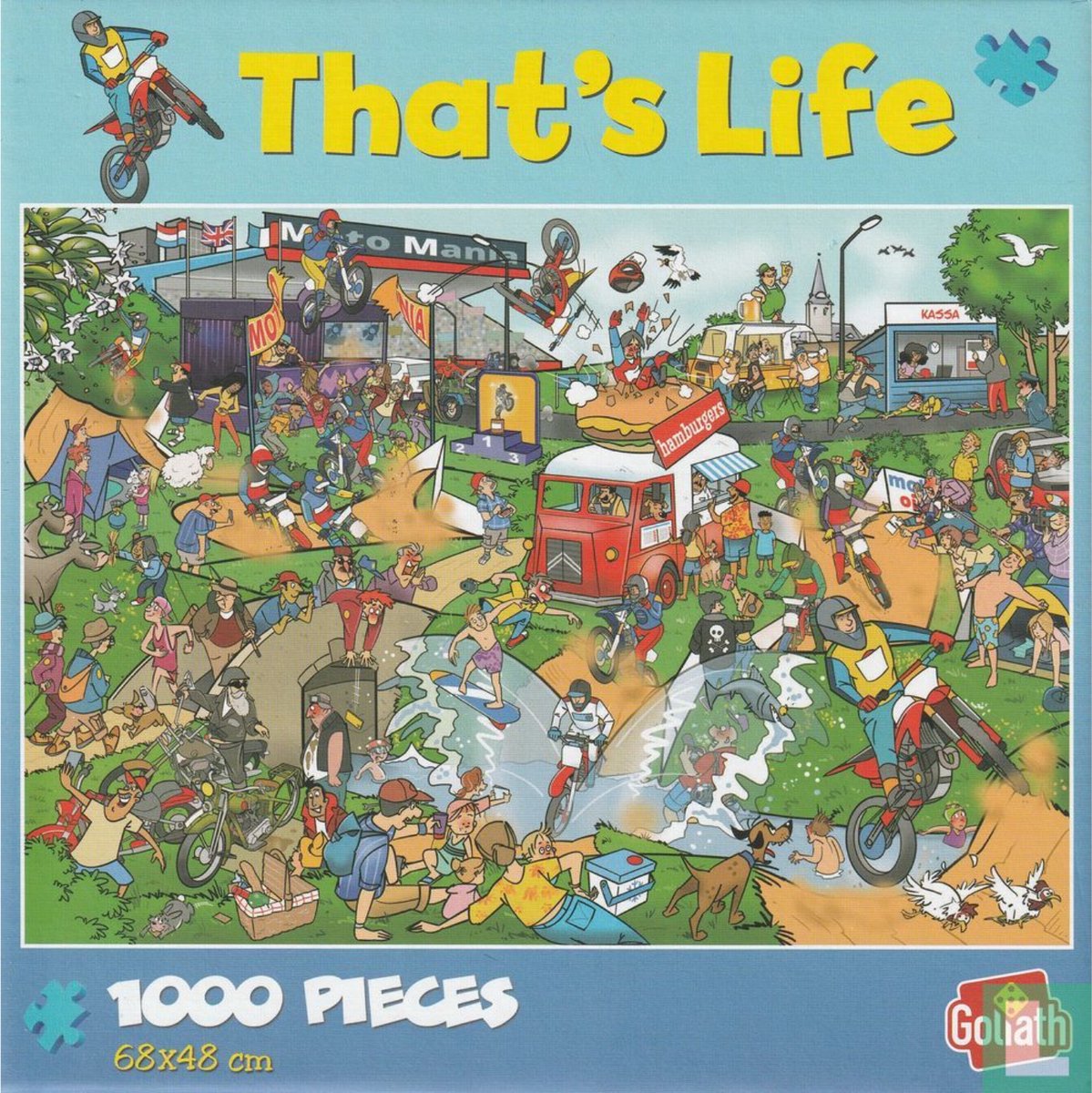 Goliath 933161 That's Life Moto Mania Legpuzzel 1000 Stukjes