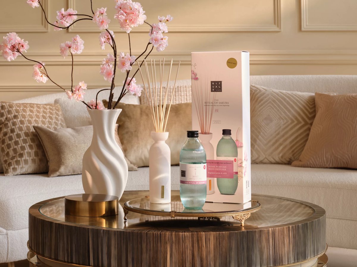 RITUALS - Sakura Geurstokjes 250 ml. + 500 ml Refills - Fragrance Stick Duo