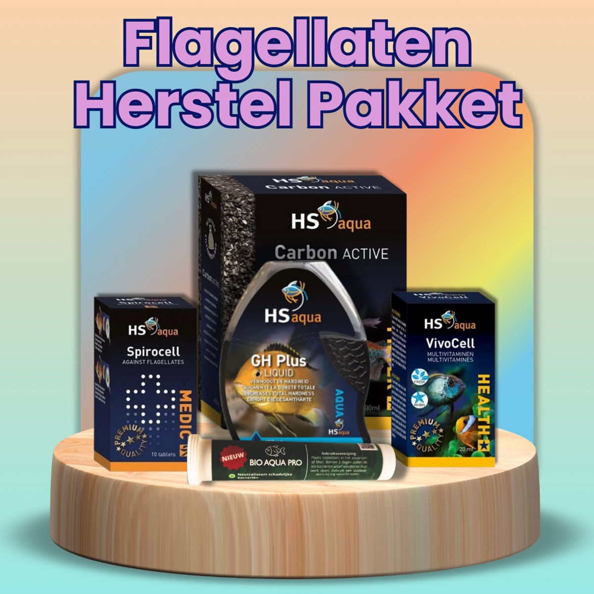 Flagellaten Herstel Pakket – Behandeling voor Vissen met Darmparasieten