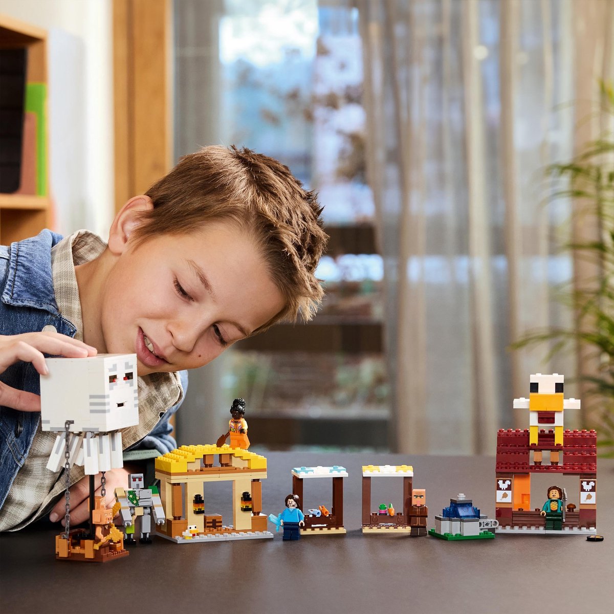 LEGO Minecraft De Ghast-Ballon Aanval op het dorp - 21273 — afbeelding 12