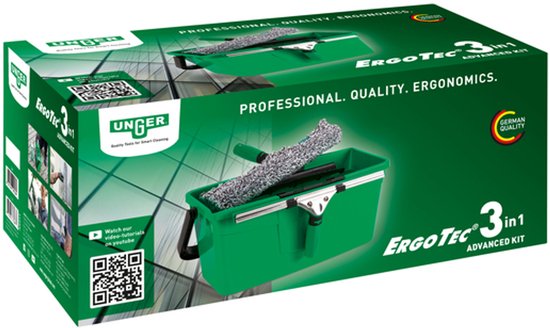 Glasreinigingskit Unger 3in1 Ergotec