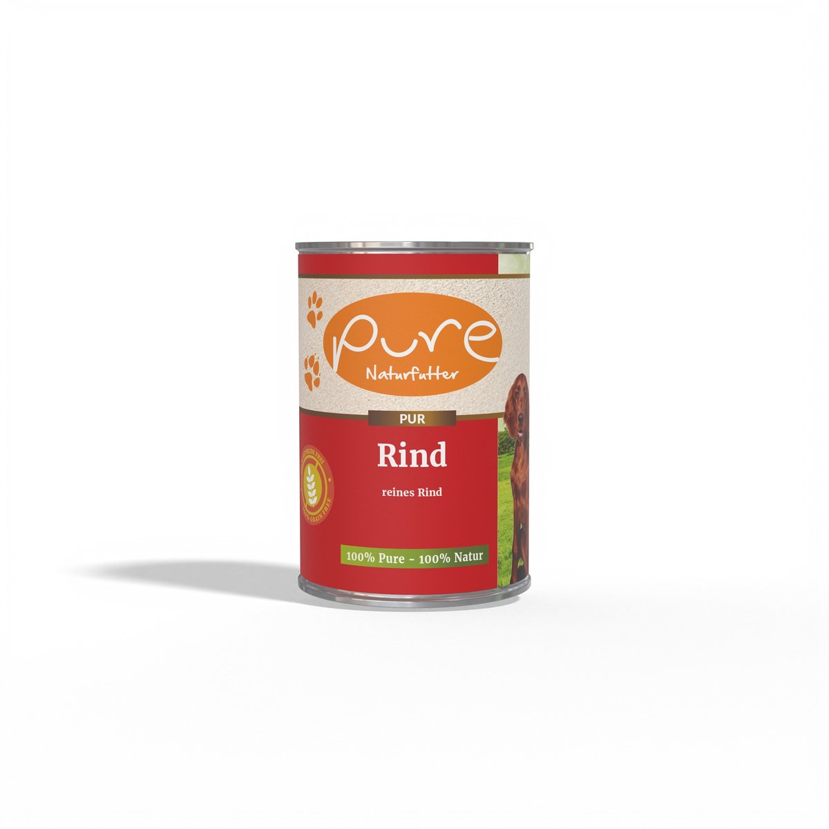 Pure - Hondenvoer PUR Rund – 72% Vers Rundvlees & Orgaanvlees – Natuurlijk & Graanvrij – Voor Elke Levensfase – 6x400