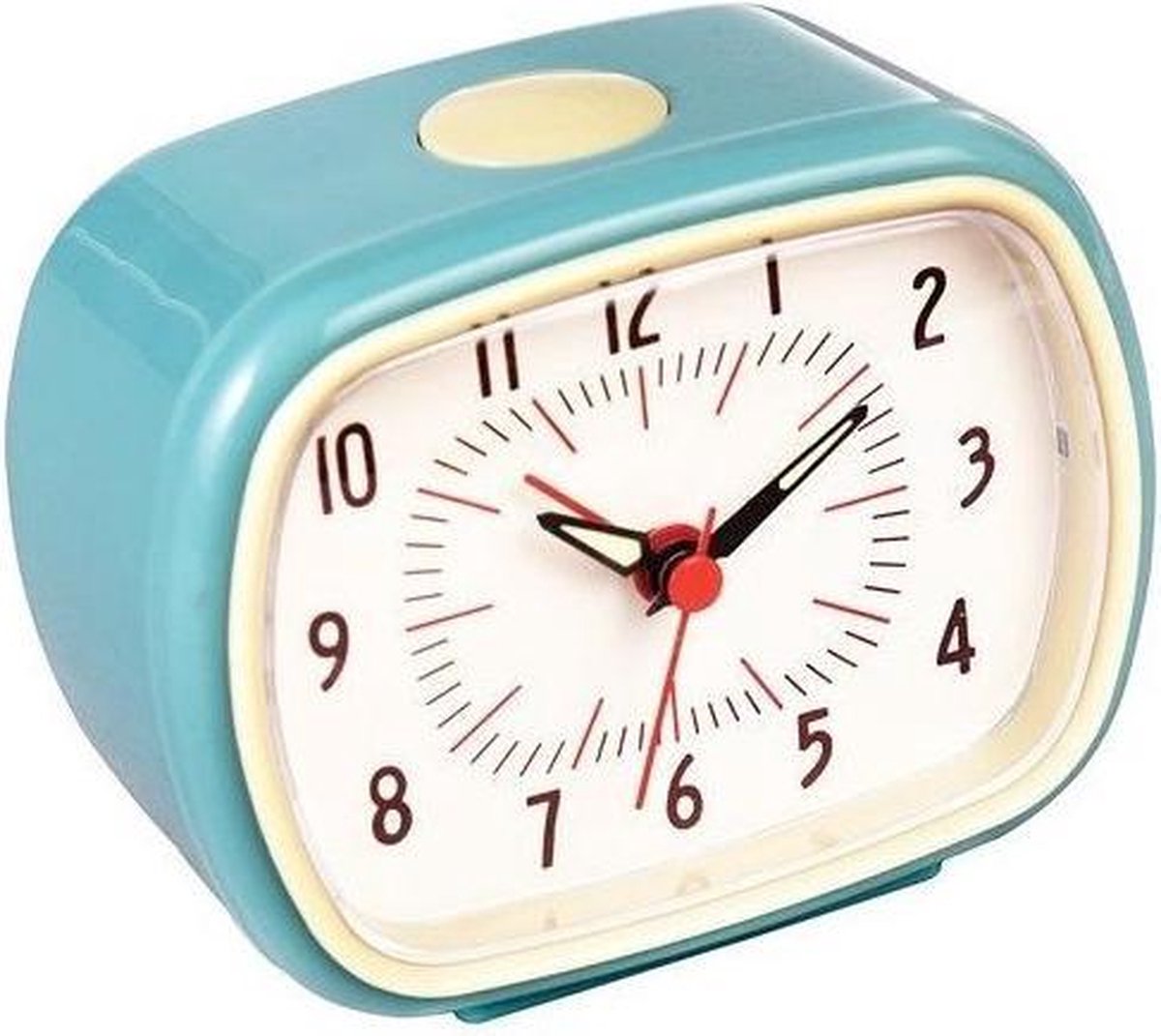 Rex London Blauw Vintage Retro Wekker Classic Alarm Clock