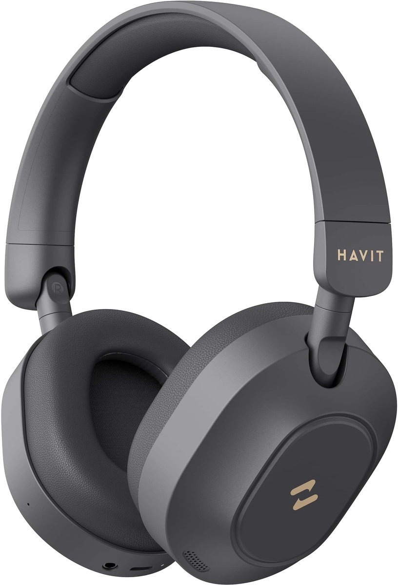 Havit H668BT (Black) Hoofdtelefoons Bedraad en draadloos Hoofdband Muziek/Voor elke dag USB Type-C Bluetooth Zwart