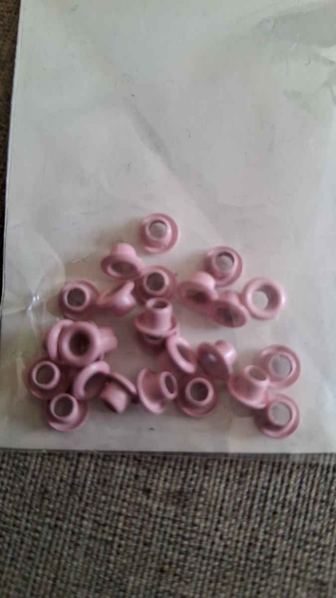 Vaessen Creative - eyelets roze -20407/27