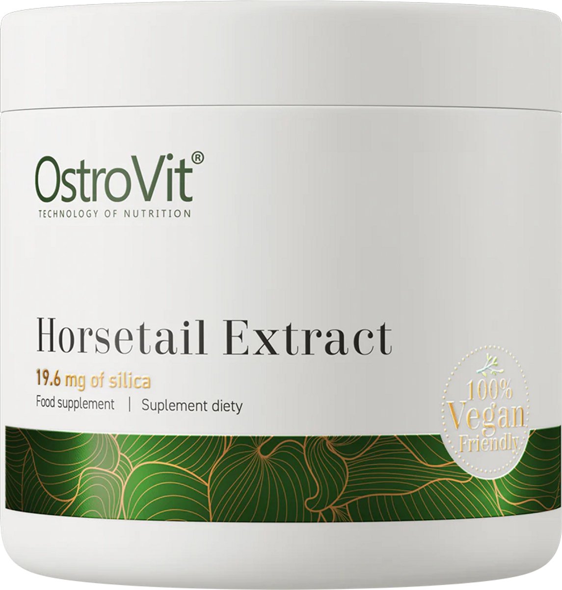 OstroVit - Heermoes - akkerpaardestaart - Equisetum arvense - Pure extract 100% product - Poeder - Vegan - 100g - Horsetail