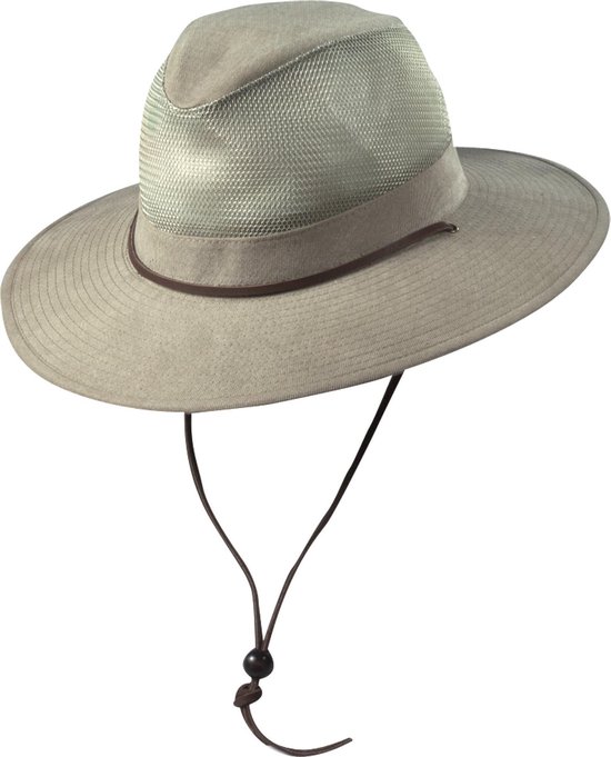 Wat dan ook Onleesbaar Frons Dorfman Pacific - UV Safari hoed voor kinderen - Kaki - maat L (57CM) |  bol.com