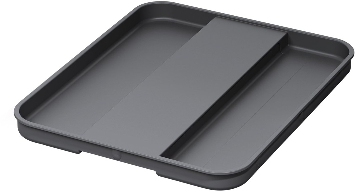 Ninka eins2vier Deksel voor 11,5 L afvalbak 216 x 191 x 16 mm donkergrijs