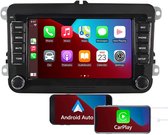 Autoradio 7 inch geschikt voor VW Transporter T6 modellen 2015-2020 Android 13 CarPlay/Auto/Wifi/RDS/DSP/NAV/DAB+