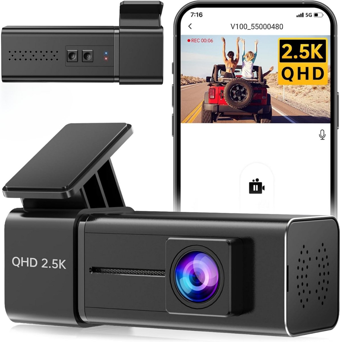 Dashcam - Daschcams - Auto - Camera - Vooruit - Achteruit - Video - Autobeveiliging - Parkeerbeveiliging - Recording - Dag en Nacht - Schadepreventie