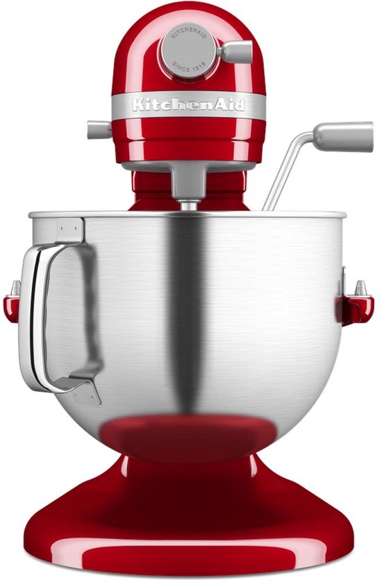 KitchenAid Artisan Standmixer met in Hoogte Verstelbare Kom - Krachtig, stil, 11 snelheden, roestvrijstalen accessoires en capaciteit van 6,6L - Keizerrood van KitchenAid — afbeelding 3