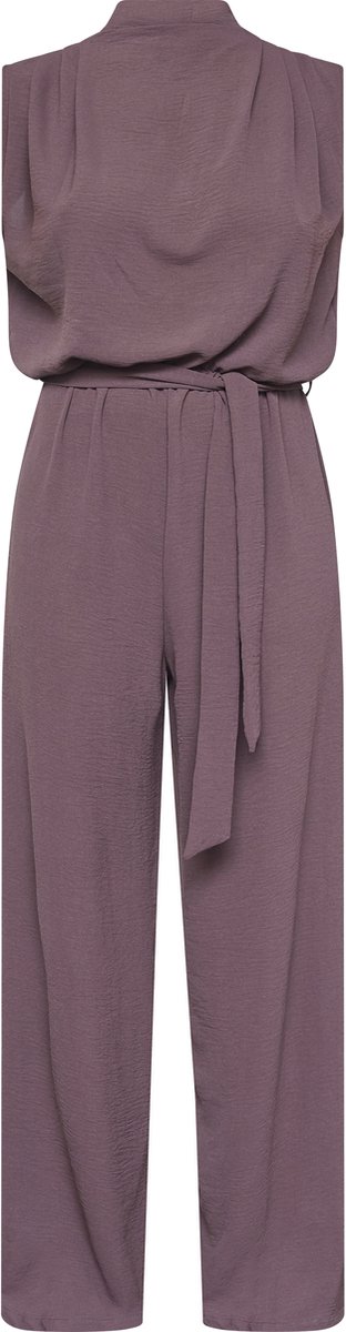 SISTERS POINT Guto-ju - Dames Jumpsuit - D. chocolate - Maat S