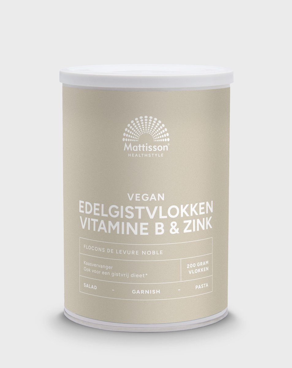 Goedkoopste Mattisson - Edelgistvlokken - Vitamine B12 & Zink - Edelgist Vlokken - 200 Gram