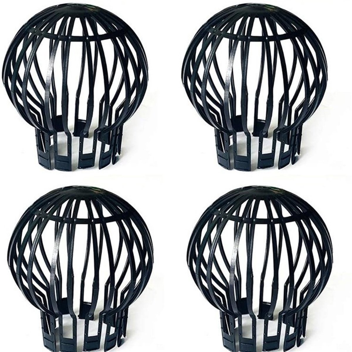 304 roestvrijstalen gootfilter, dakgoot, balkon, regenpijp, filterafdekking, voor buiten, binnenplaats, dak, balkon, voorkomt verstopping van leidingen met bladeren (75 mm
