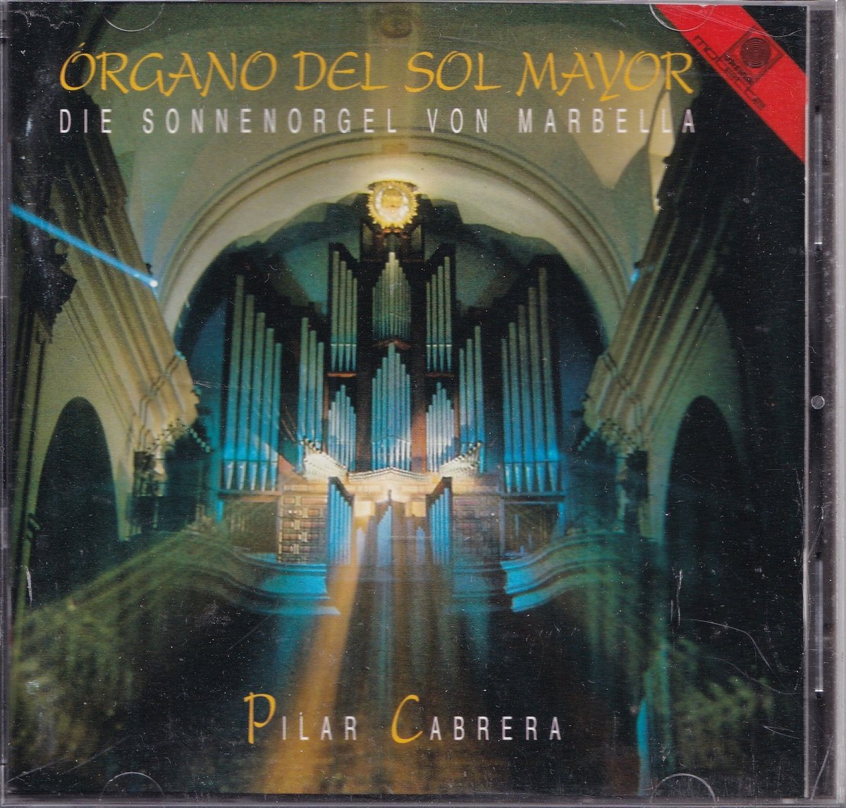 Organo del Sol Mayor - Pilar Cabrera bespeelt het Sonnenorgel van Marbella, Spanje