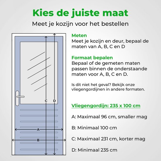 VerminBuster Vliegengordijn Magnetisch - Luxe Deurhor - 235 x 100 cm - Deurgordijn - Horgordijn Deur van VerminBuster — afbeelding 2