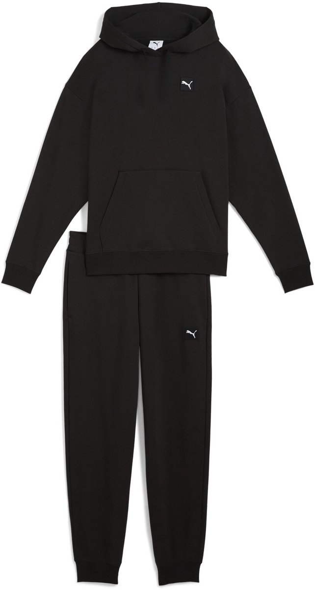 PUMA Loungewear Sweat Suit Comfort FL cl Dames Trainingspak Puma Zwart