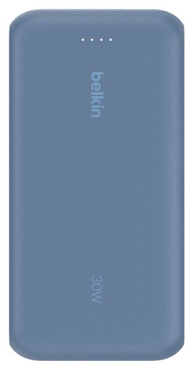 Belkin BoostCharge 20.000mAh Powerbank met Geïntegreerde USB-C Kabel - Blauw - Belkin - €34,99