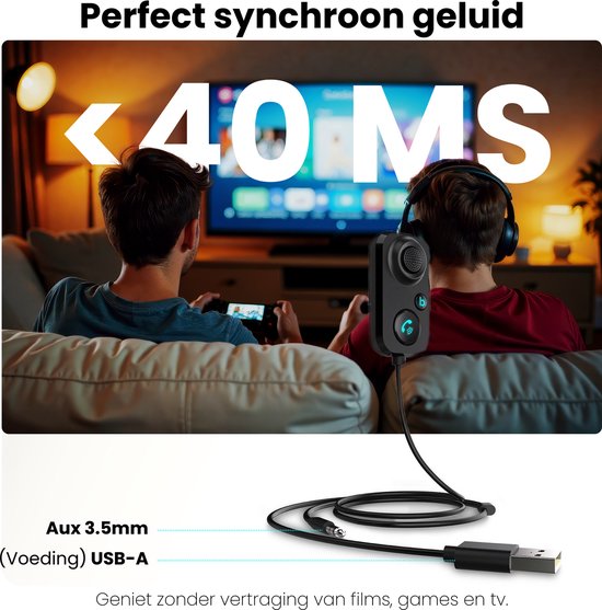 Xssive AR04 Bluetooth Receiver Auto - Bass Boost Mode - Ingebouwde Microfoon met Ruisonderdrukking - Automatische Handsfree mode van Xssive — afbeelding 5