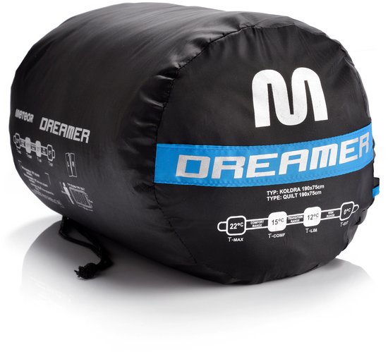 Meteor Dreamer - Slaapzak - L - blauw/zwart van Meteor — afbeelding 2