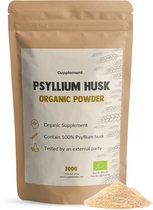 Cupplement Psylliumvezels Poeder 300 Gram Psyllium Husk Biologisch - Geen Capsules of Tabletten - Vlozaad - Supplement - Superfood - Vezel Supplementen - Vezels NL-BIO-01